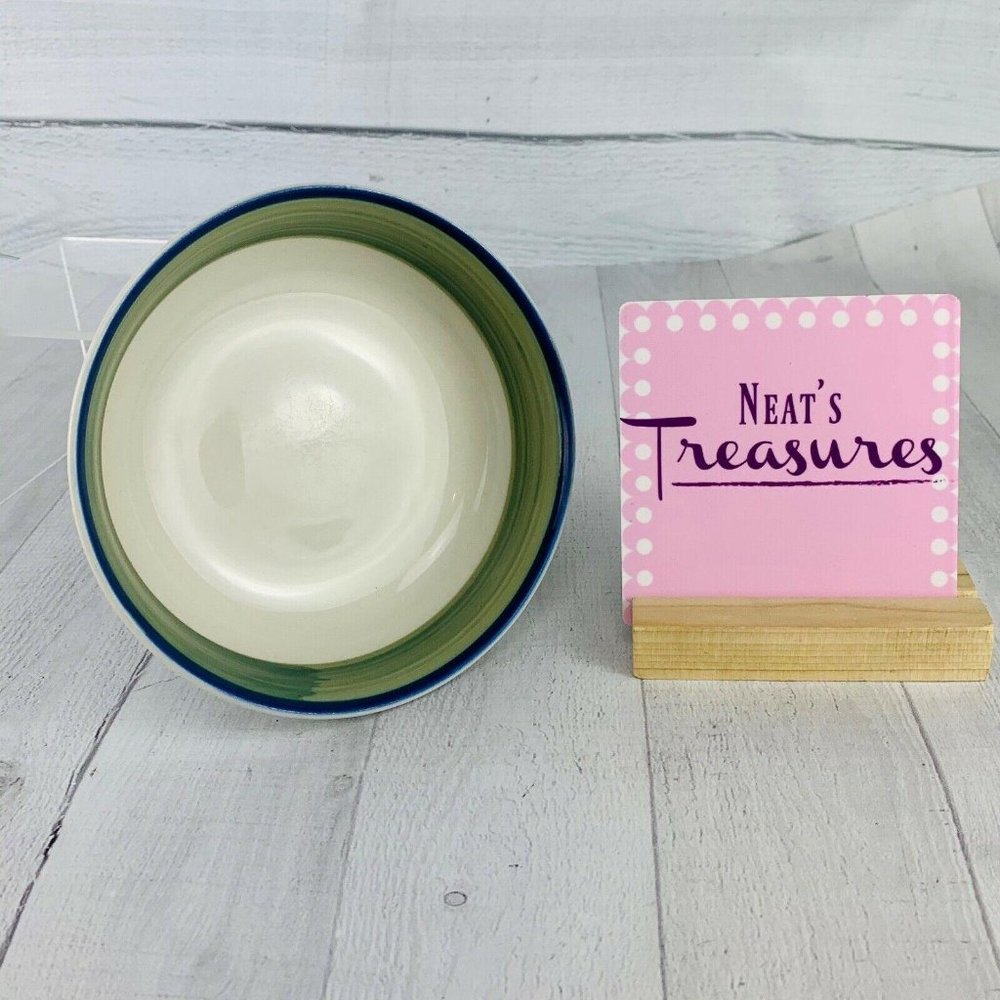 Alco Industries Blue Green Soup Bowl